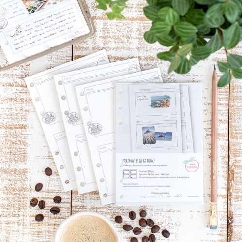 Pack 50 Papeles A6 120 gr...