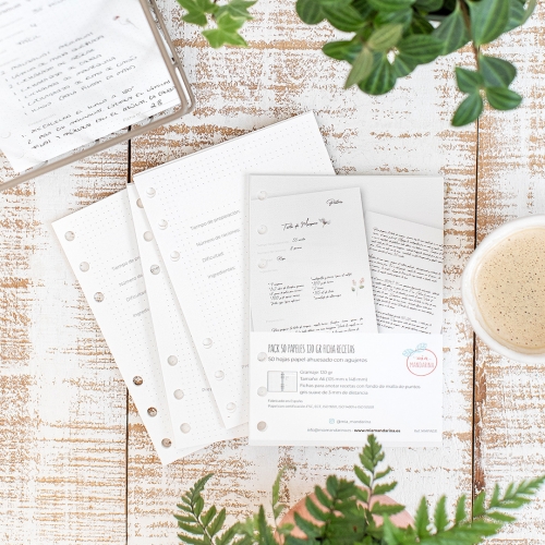 Pack 50 Papeles A6 120 gr...