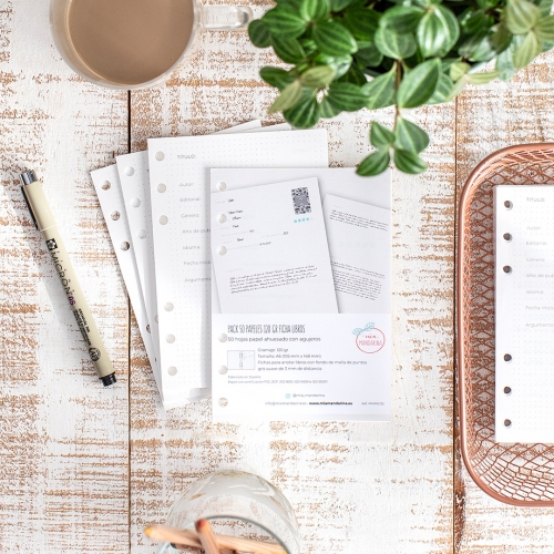 Pack 50 Papeles A6 120 gr...