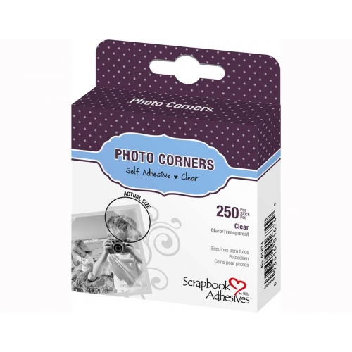 Etiquetas esquina adhesivas...