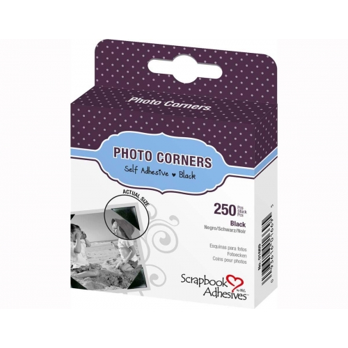 Etiquetas esquina adhesivas...