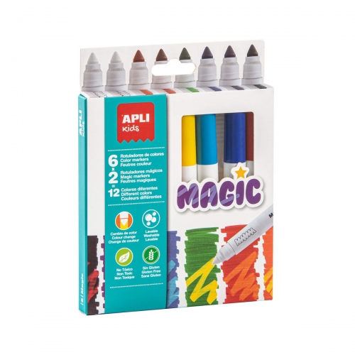 Set 6+2 Rotuladores Magic -...