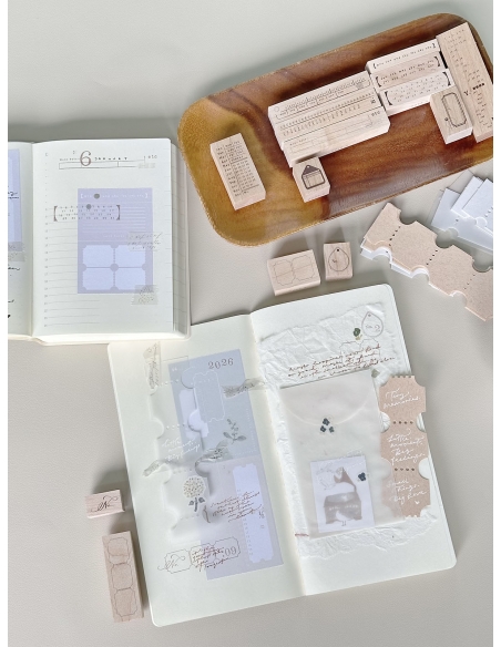 Sello de madera Jourt'aime 2 - Time (Nove Production)