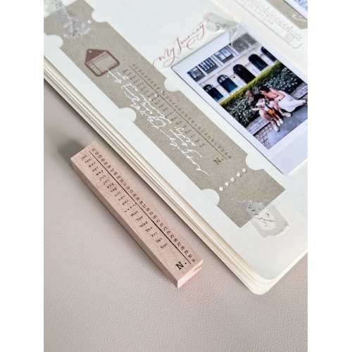 Sello de madera Jourt'aime...