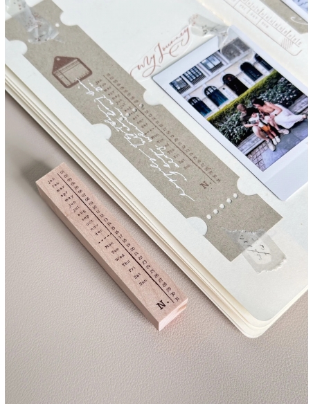 Sello de madera Jourt'aime 2 - Planner 1 (Nove Production)