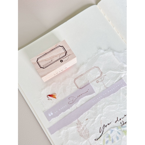 Sello de madera Jourt'aime...