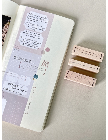 Sello de madera Jourt'aime 2 - Dates (Nove Production)