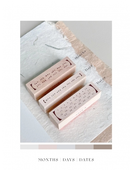 Sello de madera Jourt'aime 2 - Dates (Nove Production)