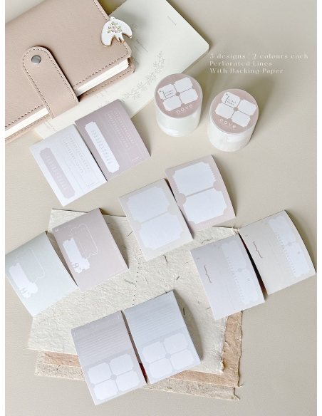 Washi tape Jourt'aime 2 - Ticket Memo Tape (Nove Production)