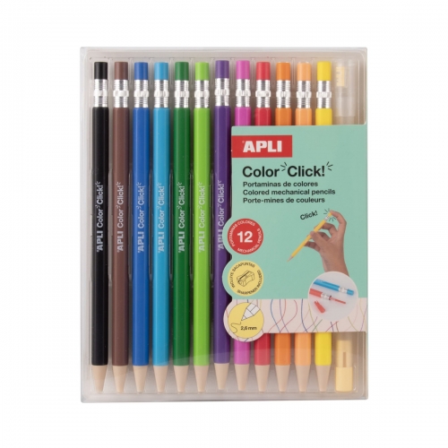 Pack 12 Portaminas Color...