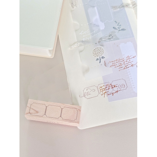 Sello de madera Jourt'aime...