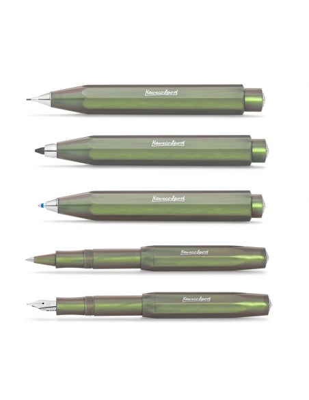 Serie Lunar Sport Shadow Green Kaweco (incluye clip)