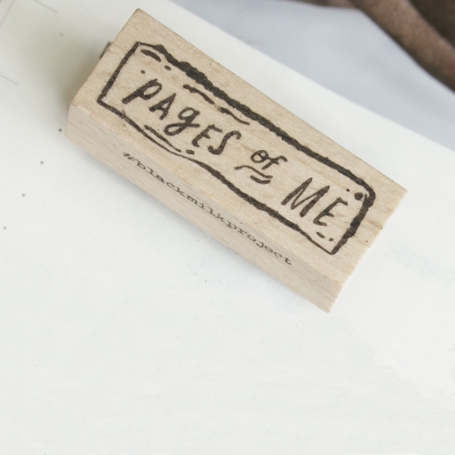 Sello frase Pages of Me...