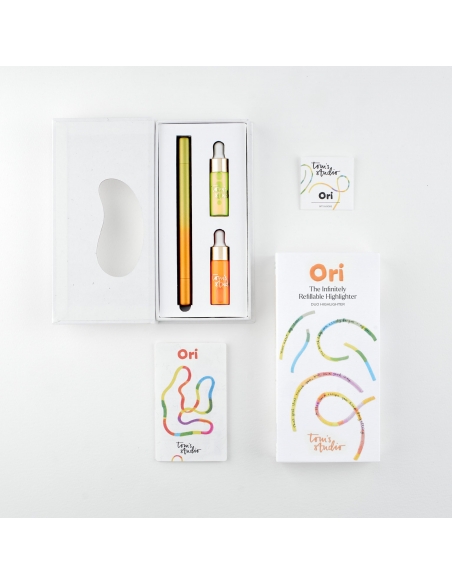 Set 1 Subrayador Ori infinito - Amarillo/Naranja