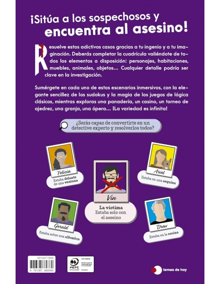 Murdoku: 80 acertijos de lógica y asesinatos