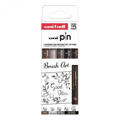 Set 5 rotuladores PIN Brush...