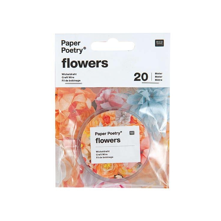 Alambre para flores de papel