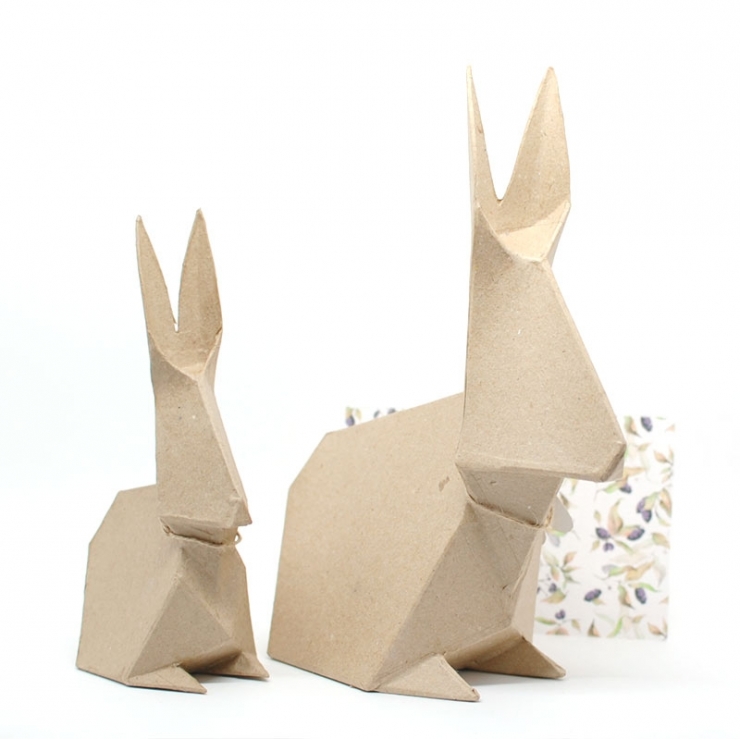Conejo cartón craft