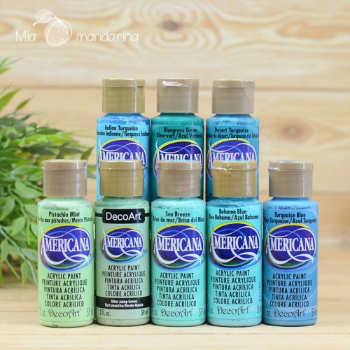 Acrílicos Turquesas Americana