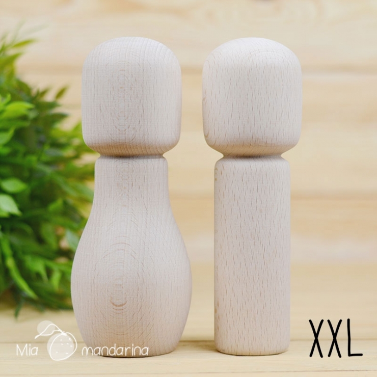 XXL Peg doll - Pareja 14.5 cm