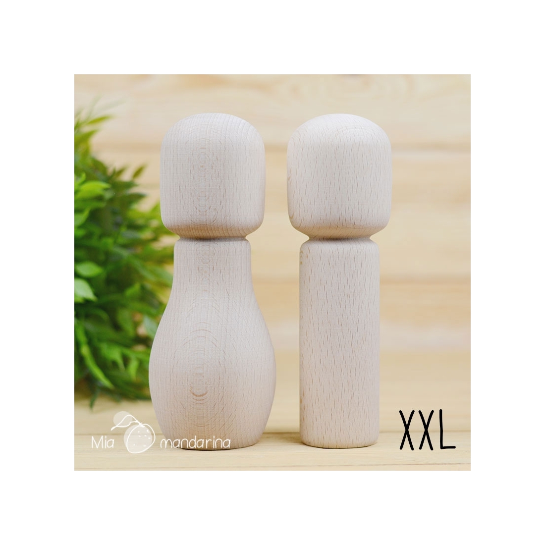 XXL Peg doll - Pareja 14.5 cm